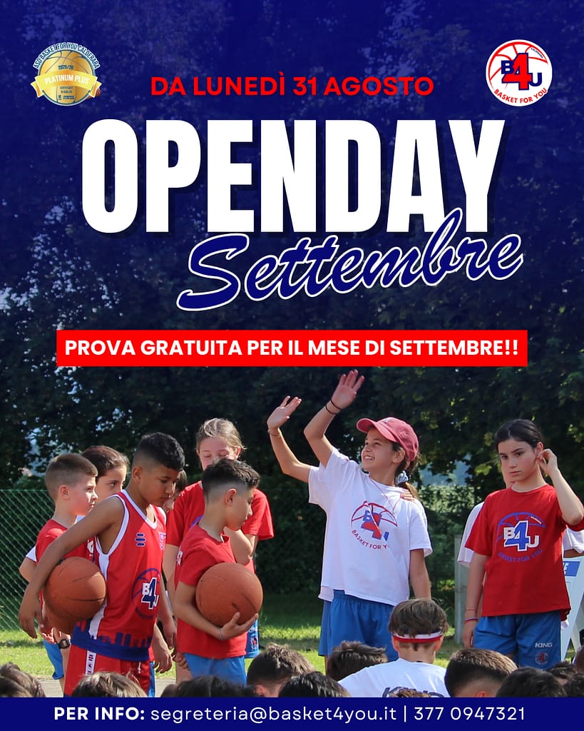 Openday Settembre